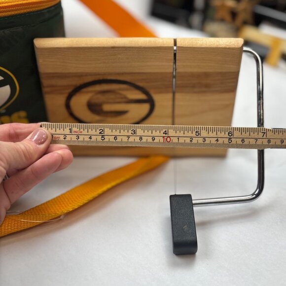 Green Bay Packers Cheese Slicer & Insulated Lunch Bag Set - Picture 2 of 7